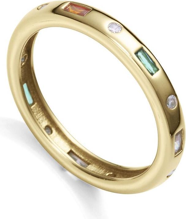 Produktbild Viceroy Stylish gold-plated ring with zircons Elegant 13208A014-39 - Circuit: 58 mm (925 Silber)