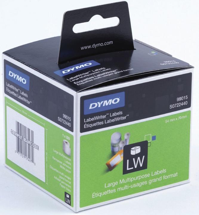 Actual product image Dymo LabelWriter Universal Labels 70 x 54 mm, 320 labels, white