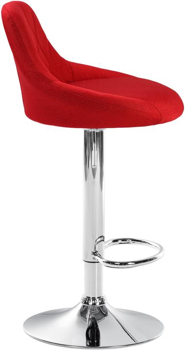 Produktbild CLP Barhocker Lazio Stoff, rot