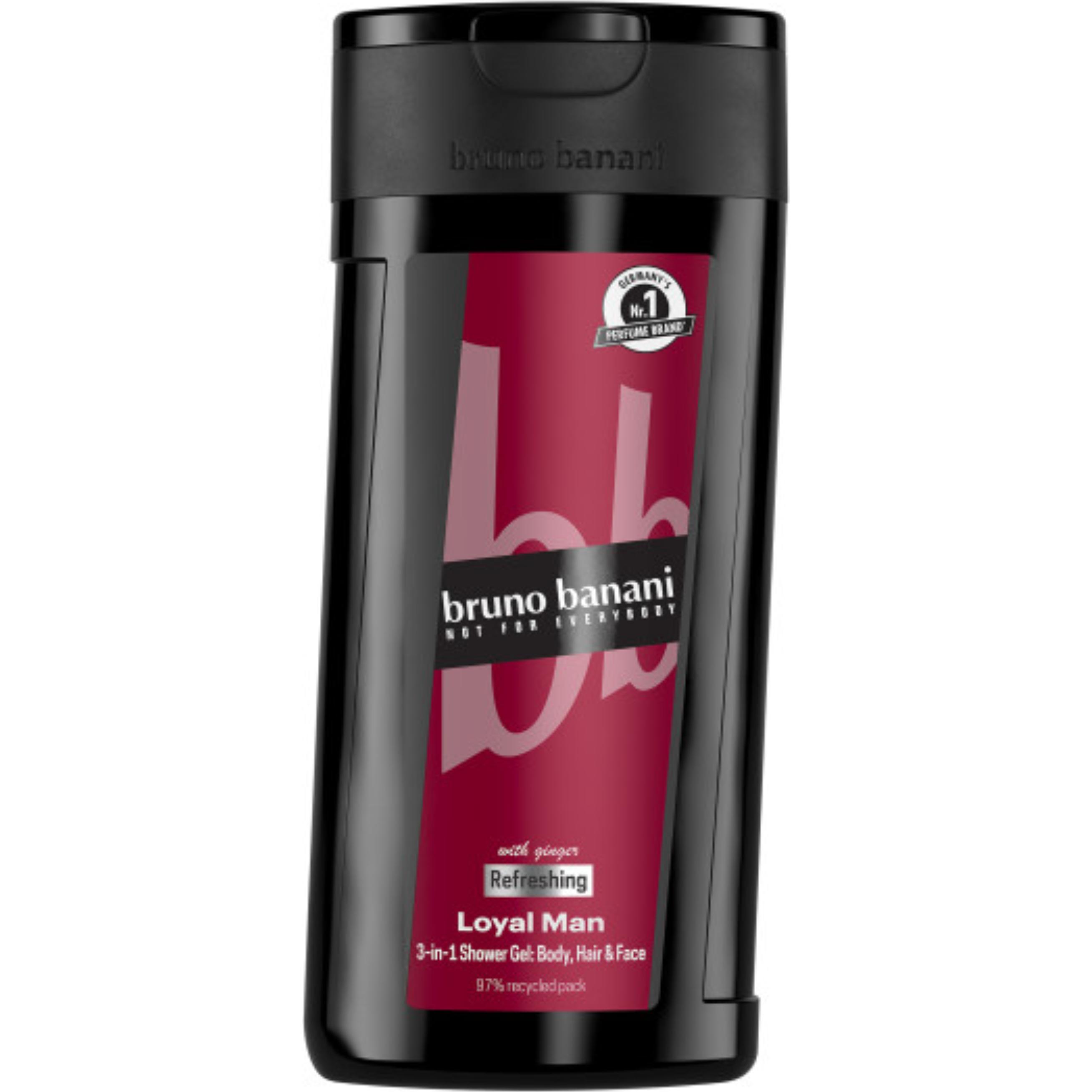 Bruno Banani Uomo Ambra Gel Doccia, Gel Doccia Fedele 250Ml (250 Ml)