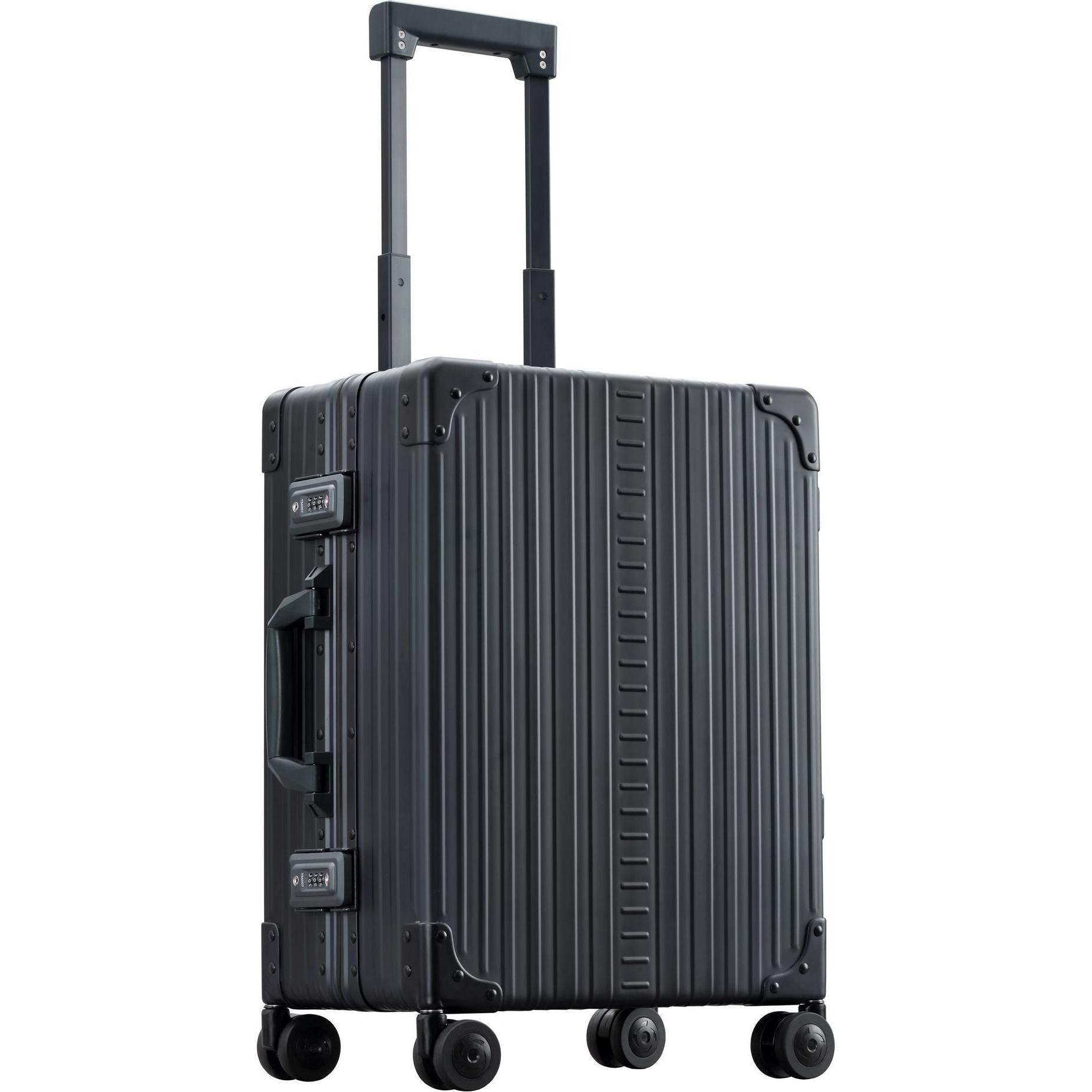 Thumbnail - Aleon, Koffer, Domestic Carry-On 4-Rollen Kabinentrolley 53 cm, Schwarz, (44 l, Handgepäck (bis 50l))