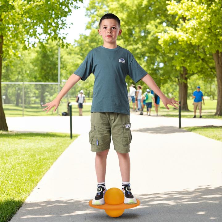 Produktbild Relaxdays - Pogo Ball für Kinder bis 100 kg, Gelb