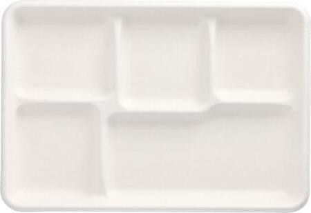 Productafbeelding Papstar 25 menubakjes, rietsuiker "puur" 5-vaks 2,4 cm x 21,6 cm x 31,7 cm wit (25 x)