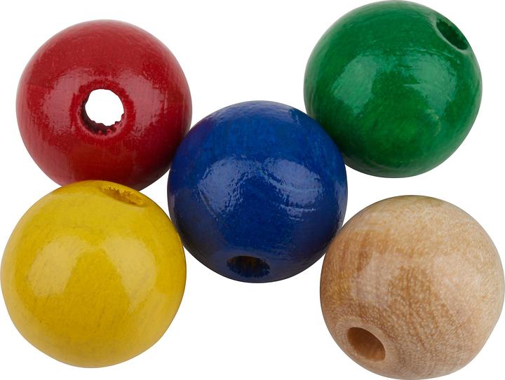 Knorr Prandell Holzperlen, Ø 15 mm, 15 Stück