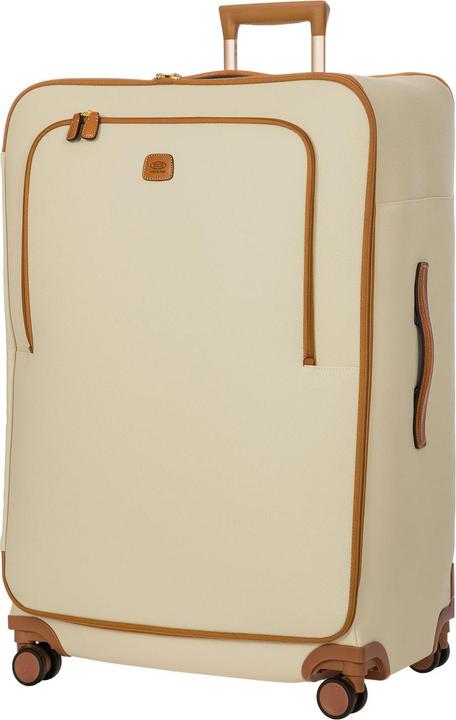 Actual product image Brics Zachte suitcase / trolley / travel case - Firenze - 82 cm - Beige (19 l)