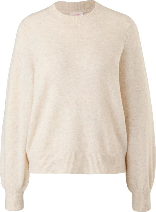 Produktbild s.Oliver Strickpullover Strickpullover aus Wollmix (42)