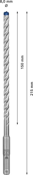 Produktbild Bosch Professional Zubehör Hammerbohrer (8 Millimeter)