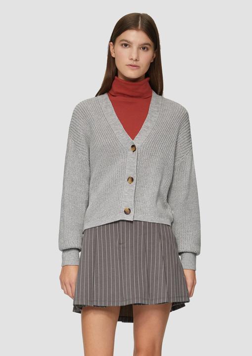 Actual product image S.Oliver Strickjacke Strickjacke aus Baumwollmix (XL)