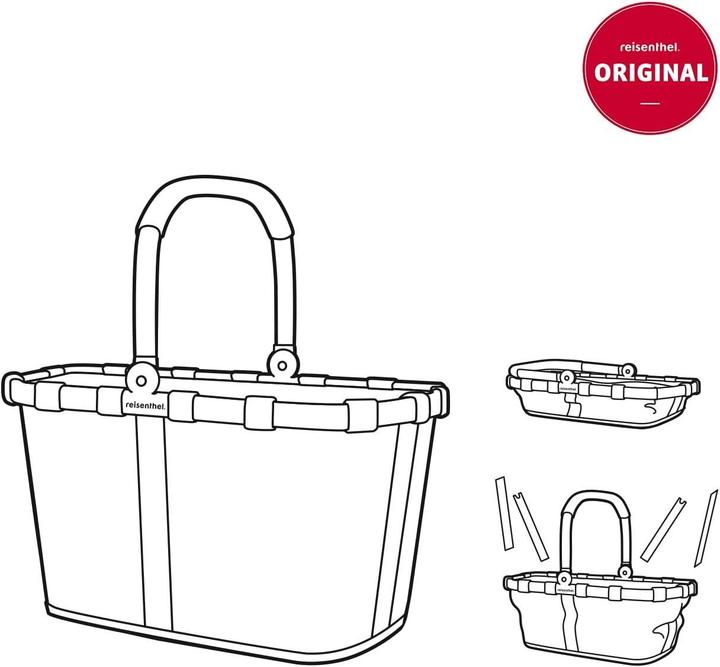 Produktbild reisenthel Einkaufskorb Carrybag Twist Berry Rosa