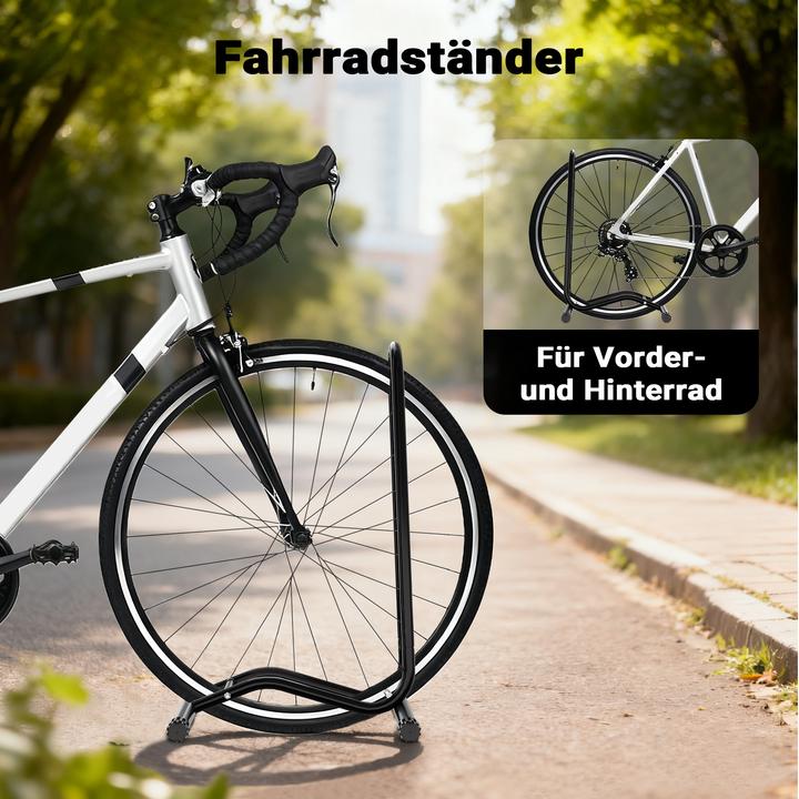 Actual product image Toboli Mobile Bicycle Stand 1 Bike 60mm Tyre Width Floor Bike Rack for Repair, Assembly, etc.