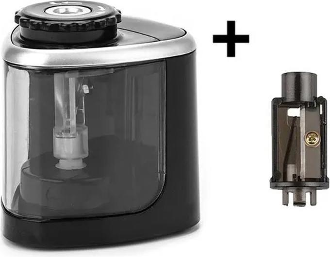 Actual product image ASMI copy of Electric Pencil Sharpener Black