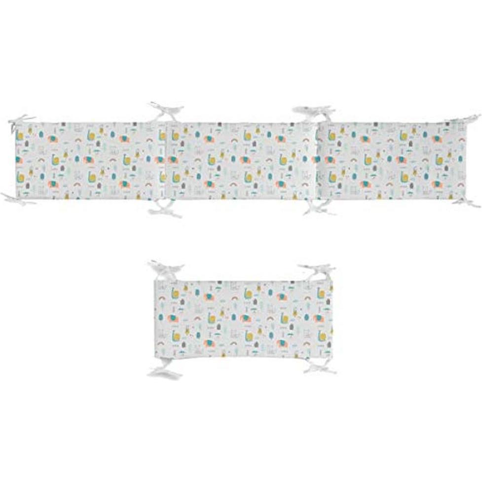 Bimbidreams Unisex-Baby-Bettwäsche, 3-teilig, waschbar, mit abnehmbaren Bezügen (78650130)