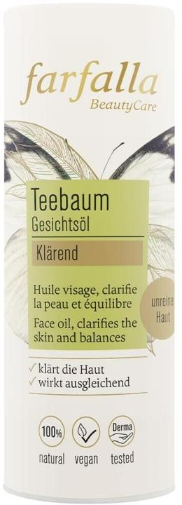 Image du produit Farfalla Klärendes Gesichtsöl Teebaum (15 ml, Huile visage)