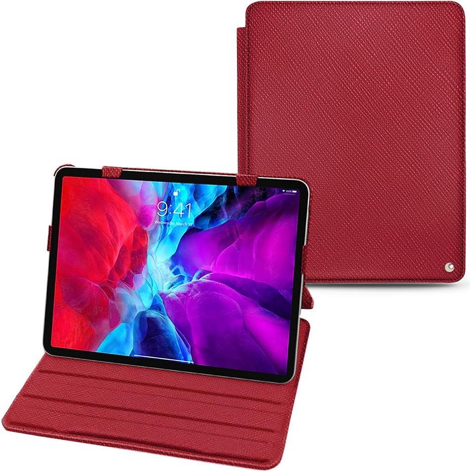Noreve Lederschutzhülle horizontal (IPAD PRO 12.9 2021), Tablet Hülle, Rot