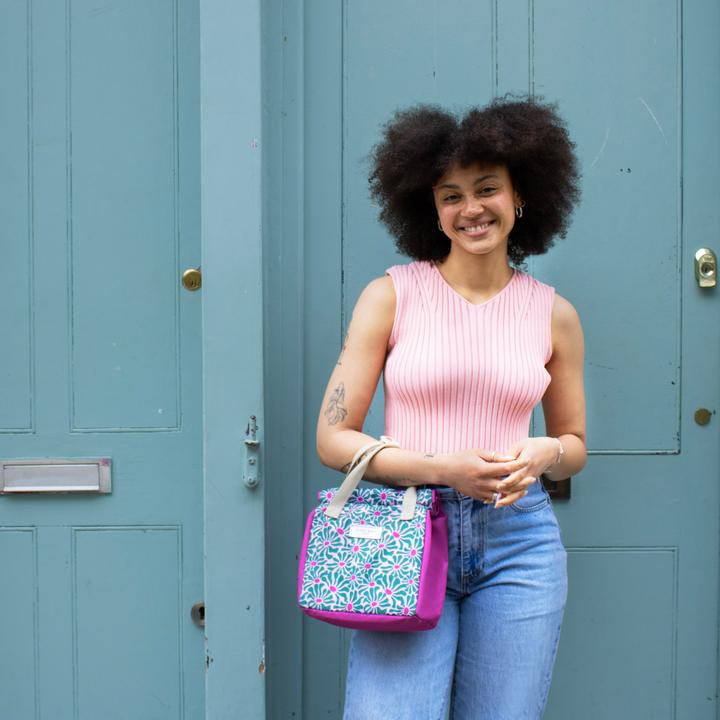 Produktbild Kind Bag Lunch Tasche Abstrakte Blumen