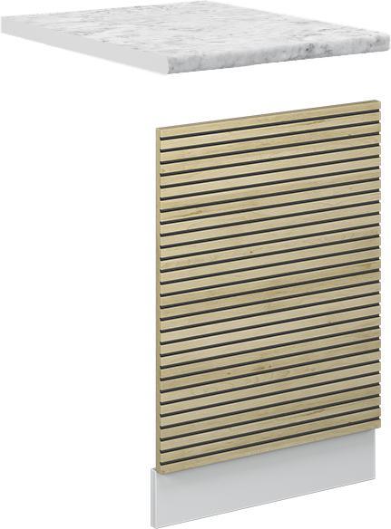 Eiche, Eiche Paneel, Marble-Weiss, Weiss