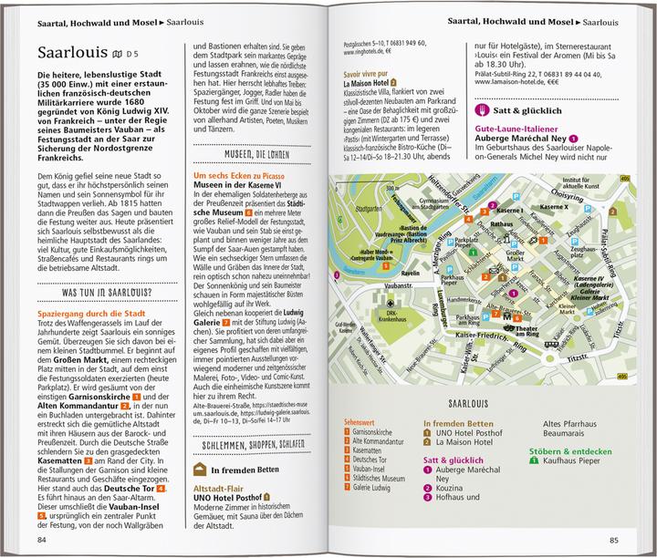 Produktbild direkt Reiseführer Saarland (Deutsch, Nicole Sperk, Wolfgang Felk, 2025)