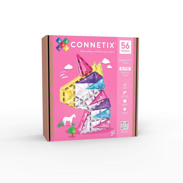 Productafbeelding Connetix Glitter Unicorn Pack - magnetsaet - 56 dele (1x)
