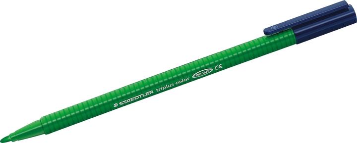 Produktbild Staedtler triplus color 323 Dreikantiger Fasermaler, Einzelprodukt, saftgrün (Dunkelgrün, 1 x)
