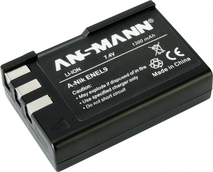 Actual product image Ansmann A-Nik EN EL 9 (Rechargeable battery)