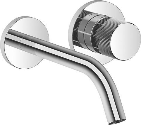Produktbild Dornbracht Meta PURE Waschtisch-Wand-Einhandbatterie ohne Ablaufgarnitur, Ausladung 190 mm, starrer