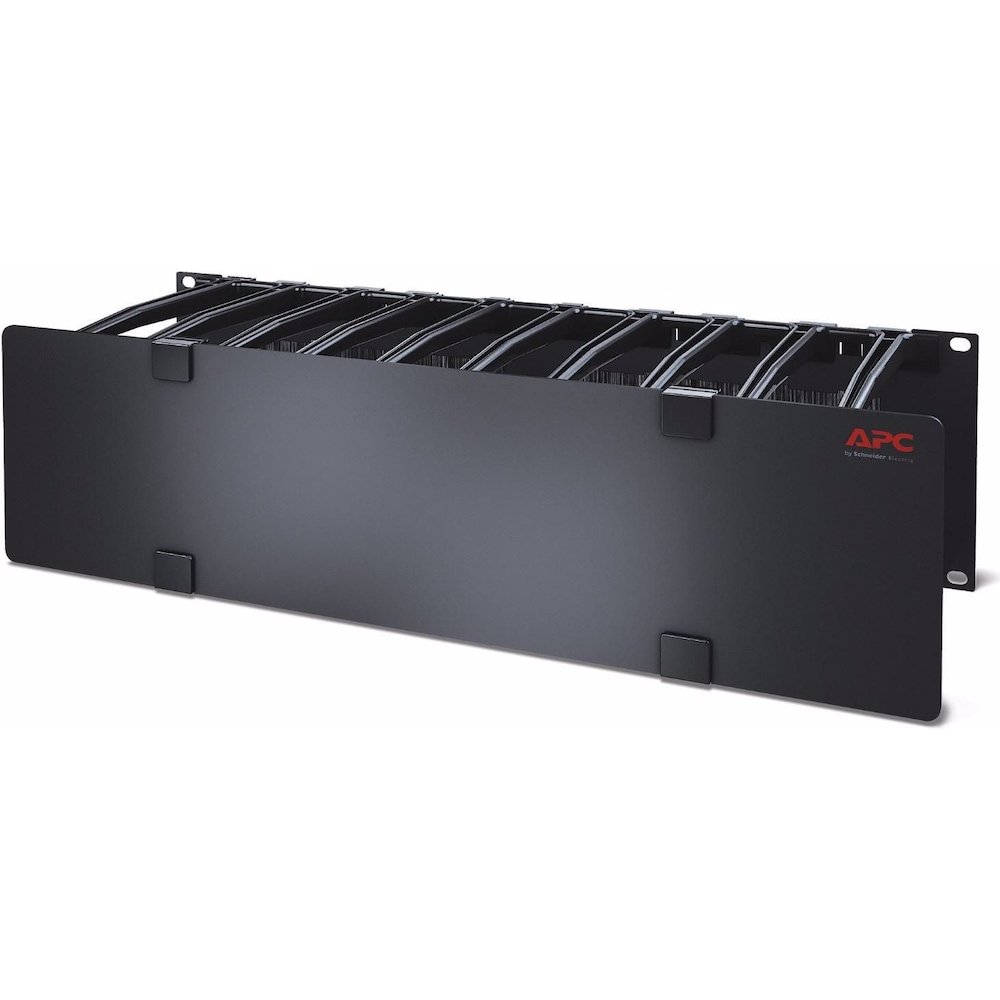 APC Kabelführungspanel AR8605 19 Rack, Schwarz, Serverschrank Zubehör, Schwarz