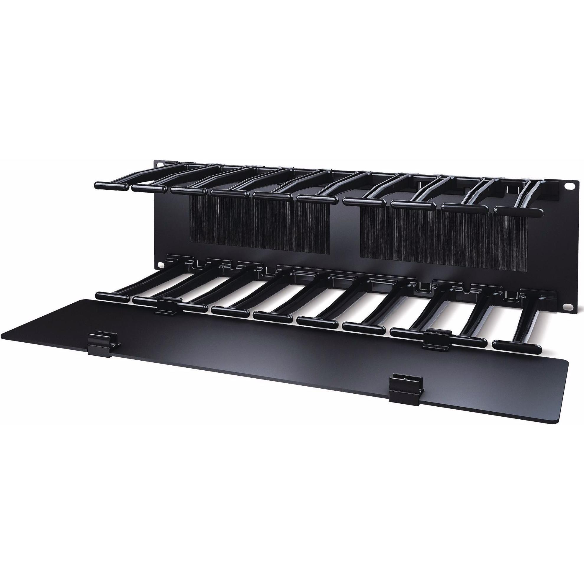 Thumbnail - APC Kabelführungspanel AR8605 19 Rack, Schwarz, Serverschrank Zubehör, Schwarz