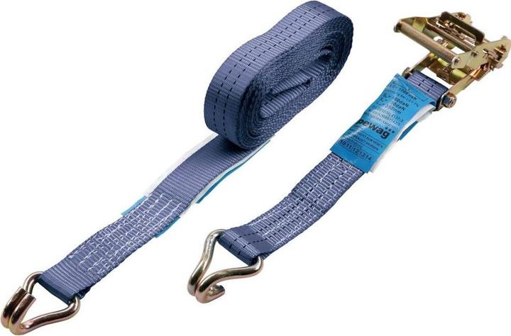 Produktbild Pewag Zurrgurt 2-teilig 50 x 10000 mm Ratsche und Rundhaken LC 2500 daN