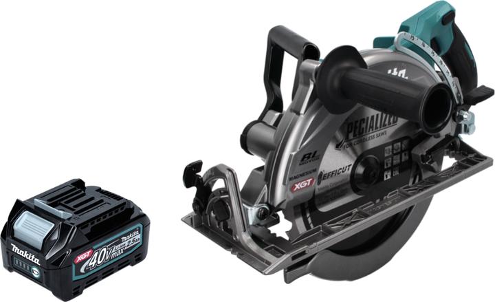 Immagine prodotto Makita RS 002 GD1 Sega circolare portatile a batteria 40 V max. 260 mm Brushless + 1x batteria 2,5 Ah -