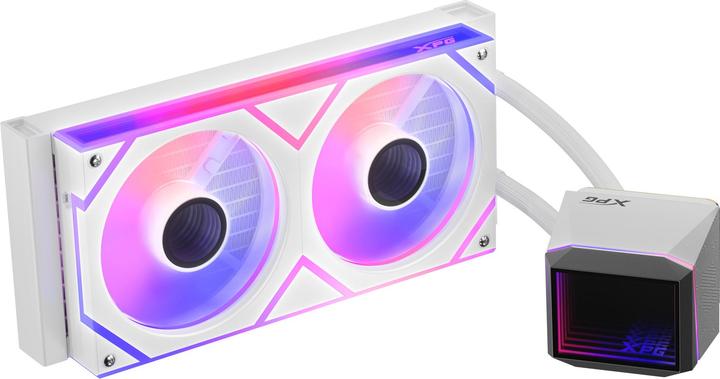 Actual product image Adata WAK XPG LEVANTE II 240 (2*120mm ARGB Fan) weiss retail