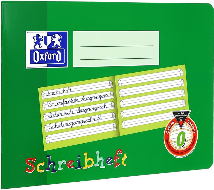 Image du produit Oxford Cahier d'écriture A5 horizontal (A5, À rayures, Couverture souple)