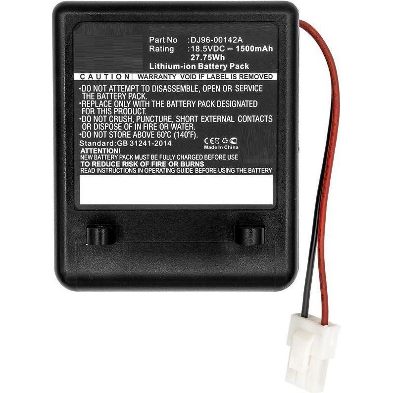 CoreParts Battery for Samsung Vacuum, Staubsauger Zubehör, Schwarz