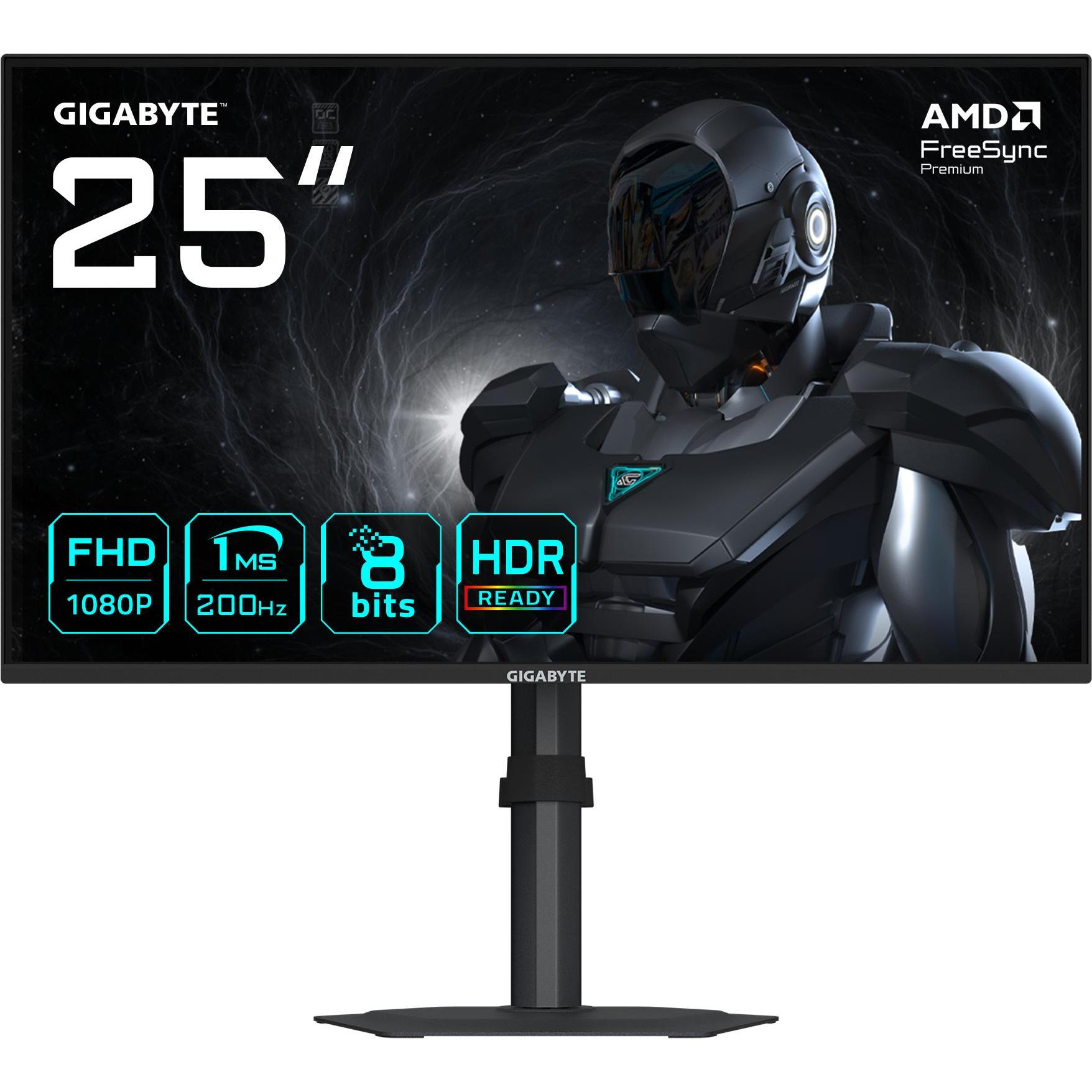 Gigabyte G25F2 (1920 x 1080 Pixel, 24.50"), Monitor, Schwarz