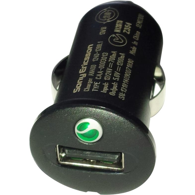 Sony Ericsson AN400, Auto Adapter, Schwarz