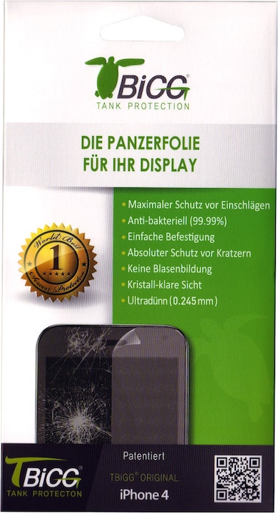 Image du produit Tbigg protection d'écran (1 pièce(s), Apple iPhone 4, Apple iPhone 4s)