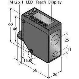 Turck, Laser lineare, Sistema di misura laser Opto Sensor LE550DC1Q