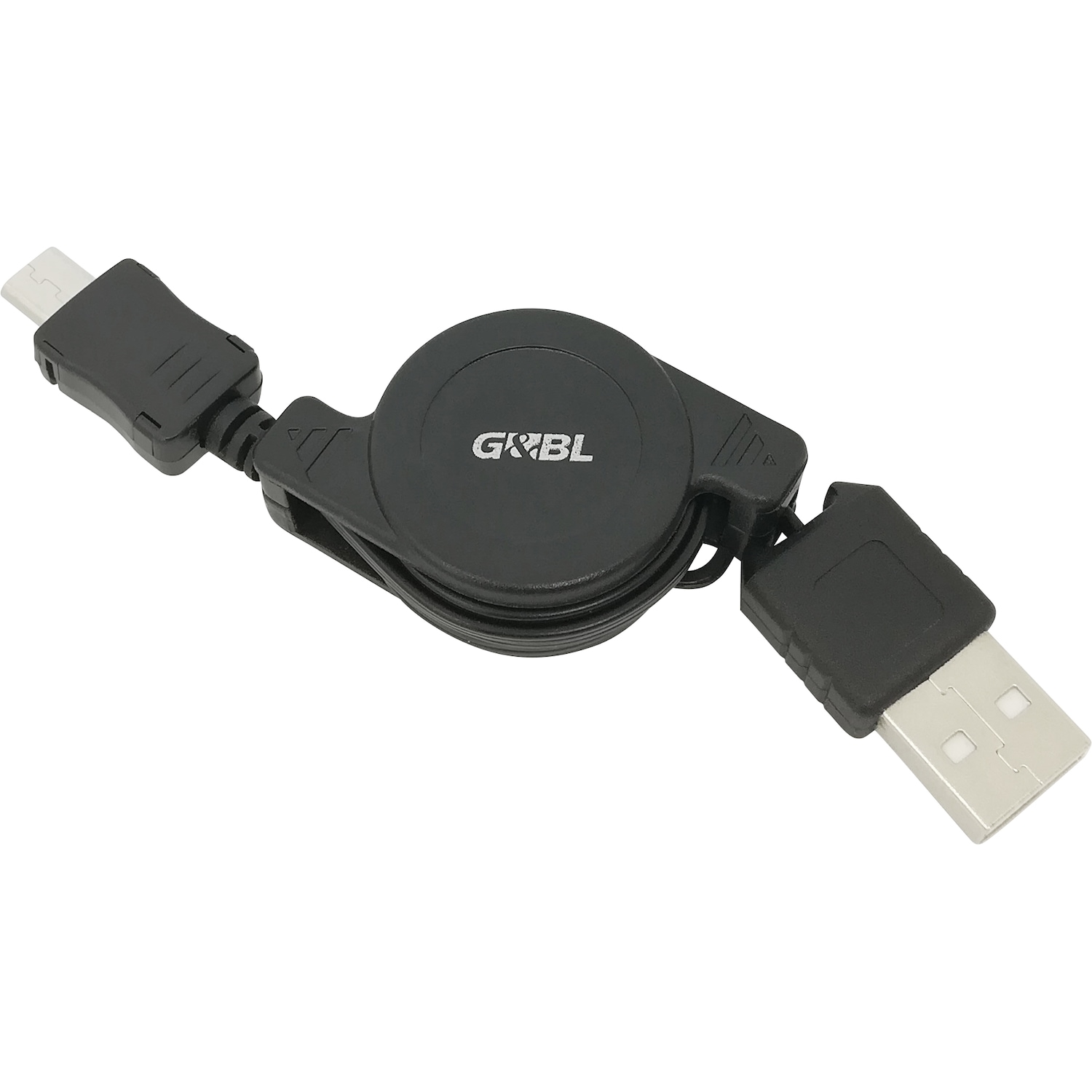 G&BL Retractable Cable (0.80 m, USB 2.0), USB Kabel