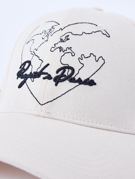 Produktbild Project X Paris Baseballcap mit Herz-Welt-Muster