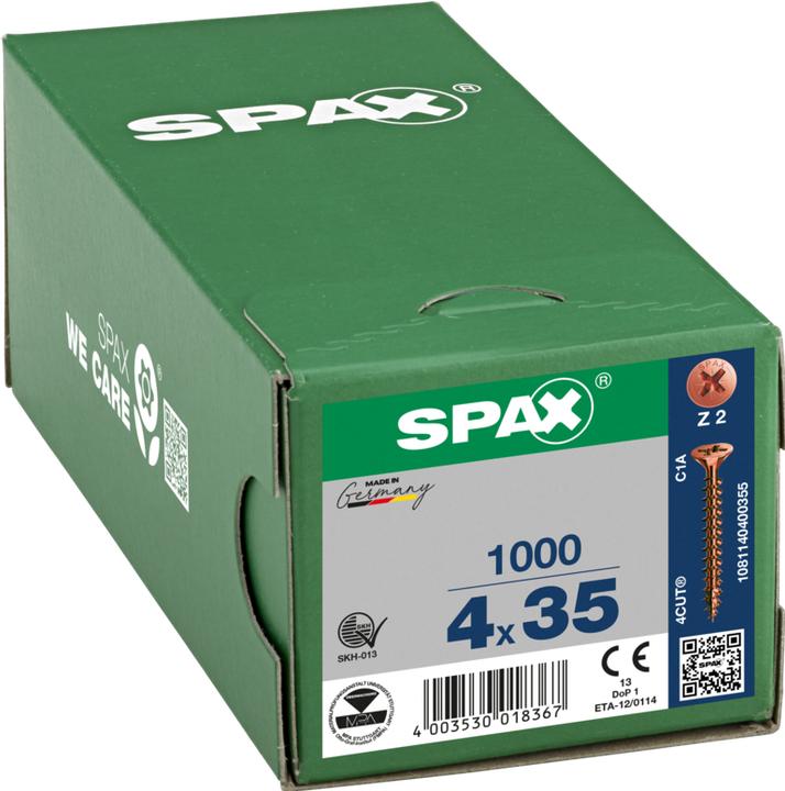 Image du produit Spax Vis pour panneaux agglomérés (1000 Vis par pièce)