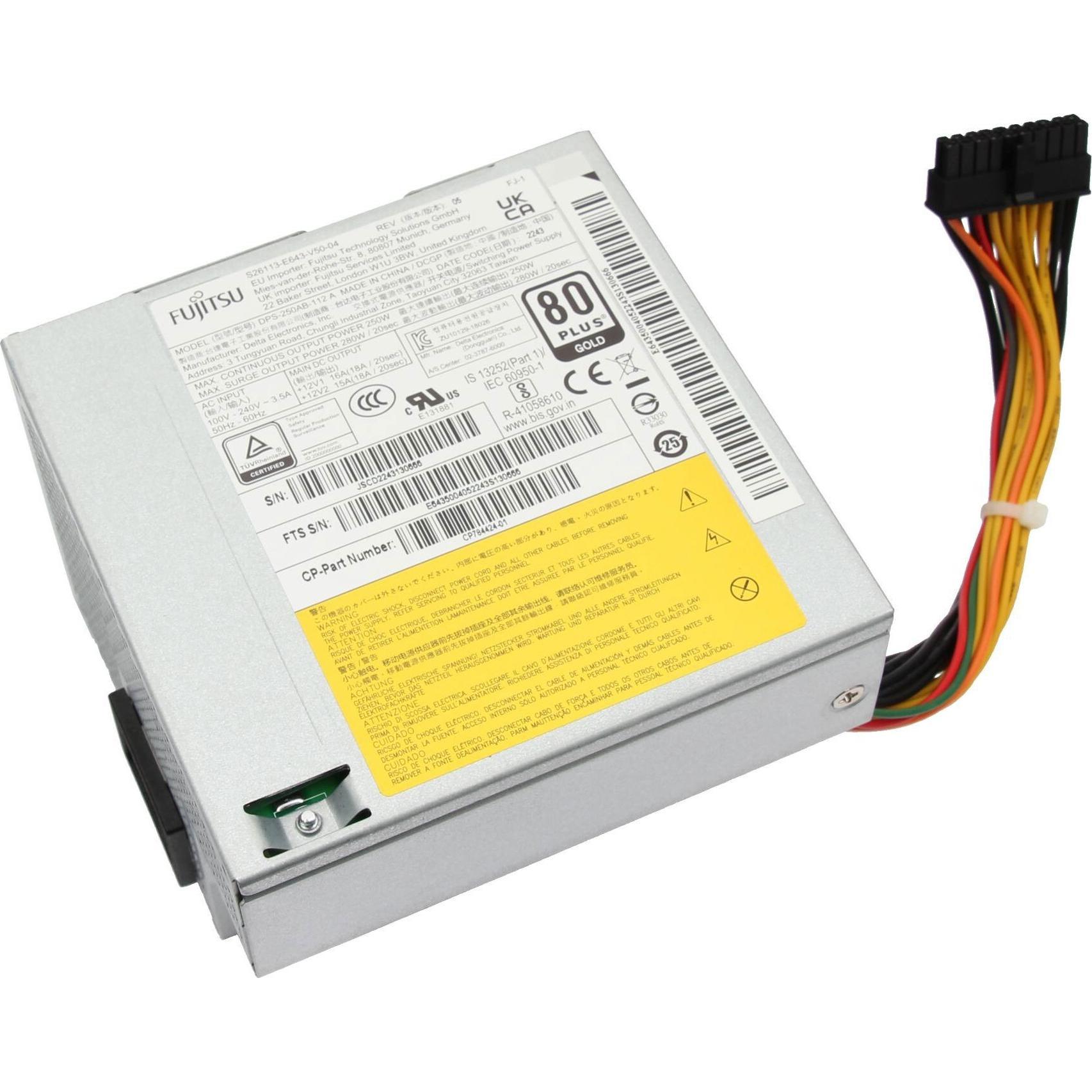 Thumbnail - Fujitsu S26113-E643-V50-4 (250 W), PC Netzteil