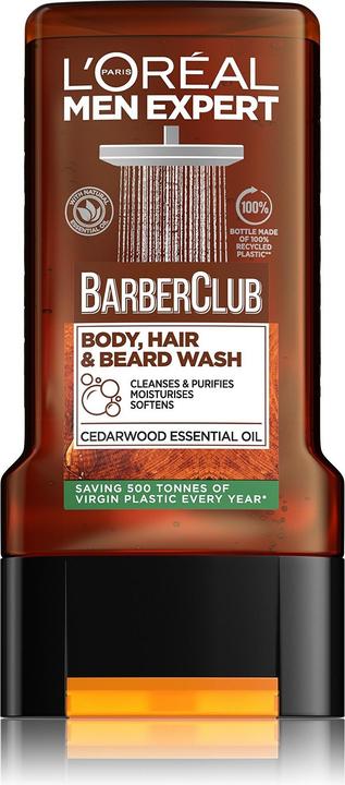 Image du produit L'Oréal Paris L'OrÃ©al Professionnel - Men Expert Barber Club Body. Hair & Beard Wash - Shampooing pour barbe. (300 ml)