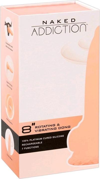 Actual product image Naked Addiction Rotating & Vibrating Dong