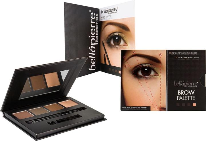 Actual product image Bellapierre Cosmetics Brow Palette