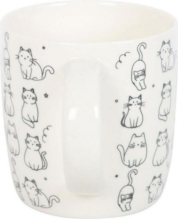 Produktbild Something Different White Happy Cat Kaffeebecher (350 ml)