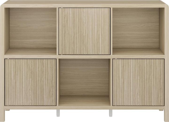 Image du produit En.Casa Sideboard Lukkodso 77x110x30 cm Eicheoptik (110 x 30 x 77 cm)