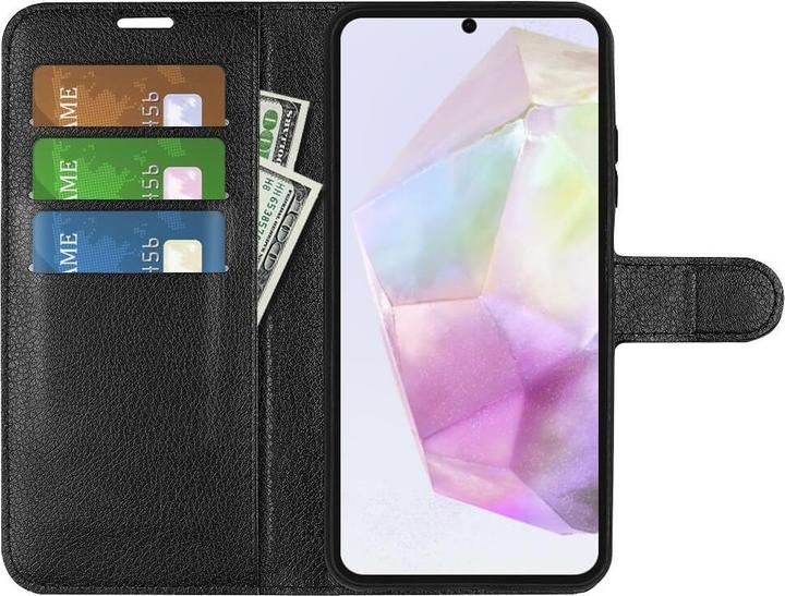 Actual product image Cover-Discount Galaxy A36 5G / A56 5G - Leder Etui Hülle (Samsung Galaxy A36, Samsung Galaxy A56)