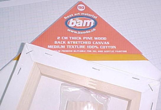 Produktbild BAM CHASSIS BAUMWOLLE LEINWAND 40x50/2cm (40 x 50 cm)