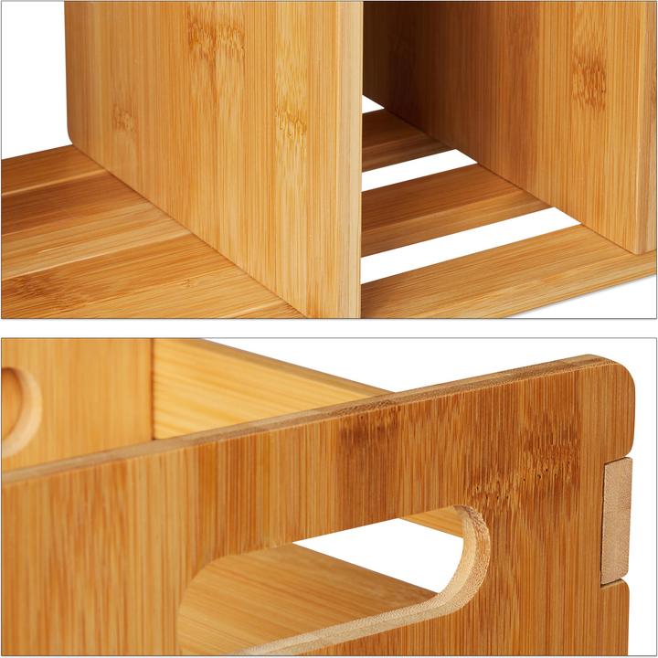 Actual product image Relaxdays Desk Organizer and Book Shelf