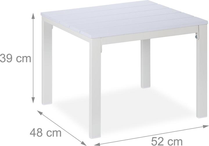 Relaxdays Balcony side table