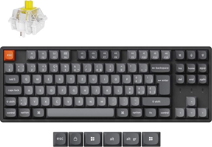 Produktbild Keychron K8 Max (CH, Kabelgebunden, Kabellos)